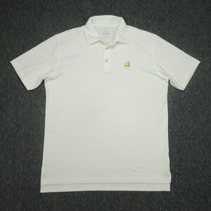 Masters Tech Shirt Men Large White Performance Augusta National Short Sleeve